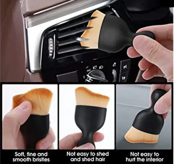 1/2/4 pcs /Car Interior Cleaning Brush Car Detailing